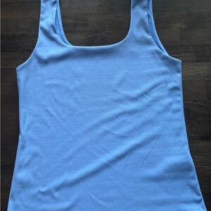 Tahari Blue spandex Tank Top